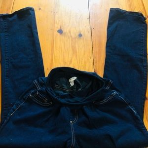 WOMENS HIGH PANEL MATERNITY JEANS